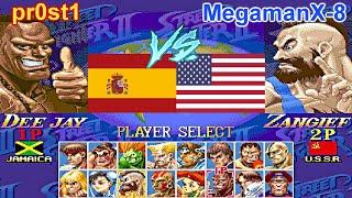 Super Street Fighter II X: Grand Master Challenge - pr0st1 vs MegamanX-8 FT5