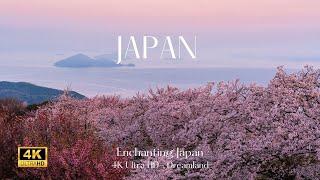 Enchanting Japan in 4K HD with Relaxing Music