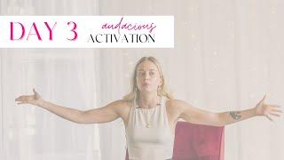 Day 3 - Audacious Activation Challenge with Madelyn