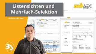 BauStatik: Listensichten und Mehrfach-Selektion (Level C) - mbinar #25-04