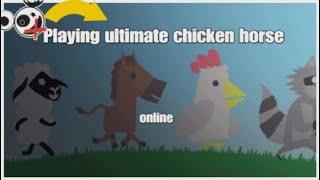 Playing ultimate chicken horse online️