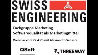 Webinar  Softwarequalität als Marketingmittel vom 27.4.2023