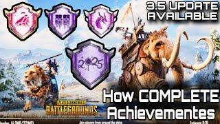 Pubg 3.5 Update Achievements Complete | How To Complete Pubg 3.5 Update Achievements | PUBGM