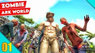 Can I Survive in This Zombie World  : ARK Zombie World PVP : ARK Survival Evolved : #1