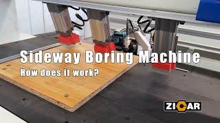 Sideway Boring Machine for Wood Plank--How Does it Work?