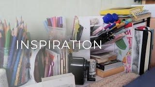 inspiration / организация хранения всякого блокнотного и мой рабочий стол