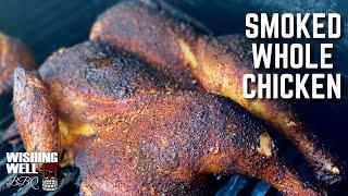 Smoked Whole Chicken | INCREDIBLY Juicy and Crispy Skin