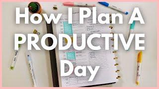 How I Plan My Day for MAXIMUM Productivity | Custom Functional Planning System