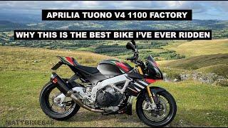 Why the Aprilia Tuono V4 1100 Factory is the best bike I've ever ridden, road test review