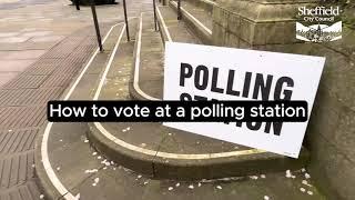 How to vote at polling stations