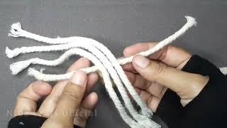 Macrame Curtain Tie Back Tutorial Simple | Macrame Tutorial