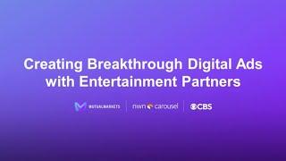 AdWeek Webinar: How to Create Breakthrough Ads with Entertainment Partnerships