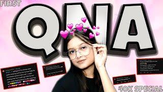 40k Special QNA | First QNA | Eliza Gaming #elizagaming #qna #freefiregirl #facecam #firstqna