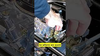 Adjusting the Idle Mixture Screws on a Holley Carb