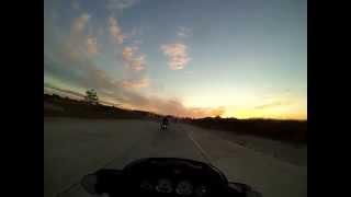 Riding Harley on Belt Parkway - MotoRussians riding group