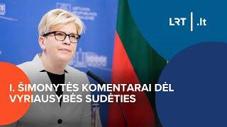 I. Šimonytės komentarai dėl Vyriausybės sudėties | 2024-08-02