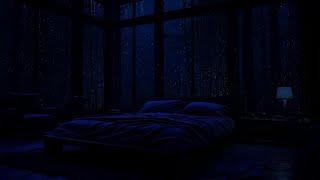 Midnight Rain: Dark Bedroom Ambience for Ultimate Relaxation and Calm ️