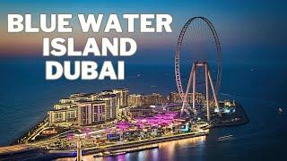 Dubai blue water island 4K