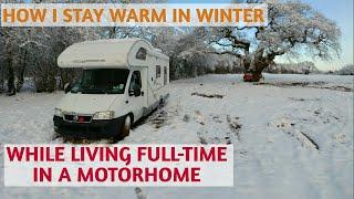 How to Survive Winter Living in a Motorhome - My Hints & Tips