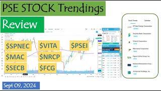 PSE Stock Trendings Review: September 09, 2024