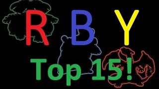 Top 15 Themes of Pokemon R/B/Y: Red, Blue & Yellow