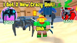 I Got New BEST Units In Toilet Tower Defense Roblox!