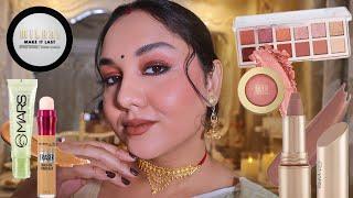 Indian Wedding Guest Makeup look with affordable makeup