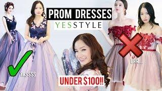 Try on: Prom Dresses under $100 from YESSTYLE | Was it worth it?