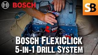 Bosch FlexiClick 5-in-1 Cordless Drill System