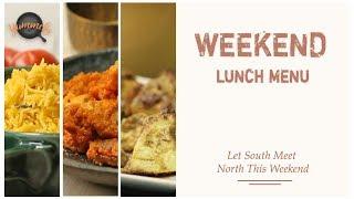 Weekend Lunch Menu | South Meets North