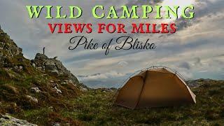 PIKE OF BLISKO SUMMIT MOUNTAIN WILD CAMPING - Lake District UK - BACKPACKING SOLO
