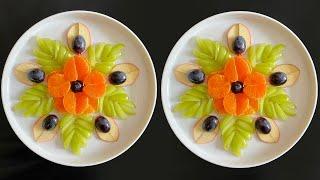 Beautiful Fruits Decoration /Gaye Holud’s Fruits Decoration  /Easy Fruits Art /Fruit carving Garnish