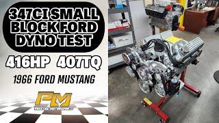 416HP 347 Ford Holley Sniper 2 EFI Dyno Testing for Sean's '66 Mustang at Prestige Motorsports