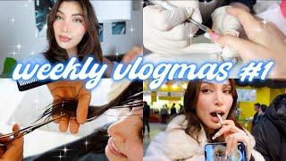 1 WEEKLY VLOGMAS NAILS  CAPELLI NUOVI, CALENDARI DELL’AVVENTO 