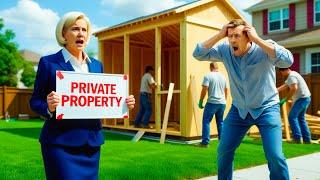 HOA Karen Builds a Shed on My Property, Then Files a Complaint Against Me! | EntitledPeople Reddit