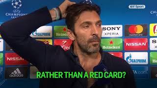 buffon post match reaction-buffon reaction vs real madrid in buffon post match interview