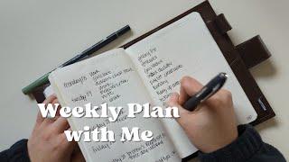 weekly plan with me | b6 Stalogy | minimal planner | minimalist planner | Nicole Makes Plans