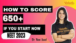 How to Score 650+ in NEET 2023 if you Start Now | NEET 2023 Strategy | Vani Ma'am | @BiologyNEET