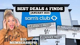 SAM’S CLUB DEALS & FINDS | $20 MEMBERSHIPS | JANUARY 2025