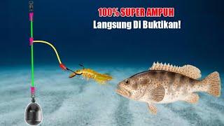 TES LANGSUNG‼️ Rangkaian Pancing Dasaran di Laut