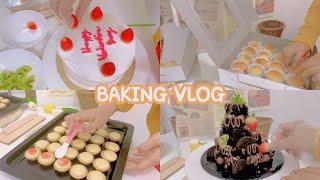 baking vlog | packing customer order | cake, cheesetart, japanese creampuff, brownies 