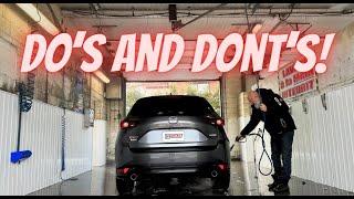 SAFE WINTER WASH! Beginner guide to coin-operated car wash #diydetail #rinselesswash  #detailing