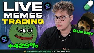 Trading Memecoins With Cupsey