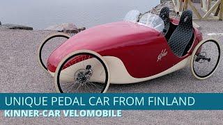 Retro style pedal car from Finland - the Kinner-Car two-seater velomobile