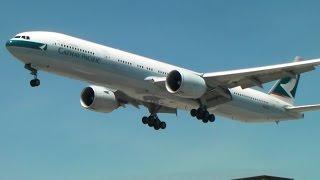 Cathay Pacific 777-300ER [B-KQD] Landing in Toronto on RWY 23