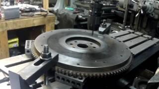 Drilling flywheel for an alternate clutch assembly.