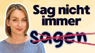 Erweitere deinen Wortschatz - Formelle und informelle Alternativen zu „sagen“