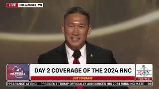 WATCH: Candidate for U.S. Sen. Hung Cao Speaks at 2024 RNC in Milwaukee, WI - 7/16/2024