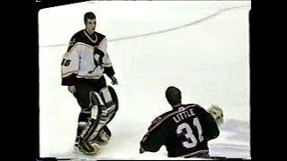 Philadelphia Phantoms vs Wilkes-Barre Penguins Brawl 2001 Neil Little vs Sebastien Caron