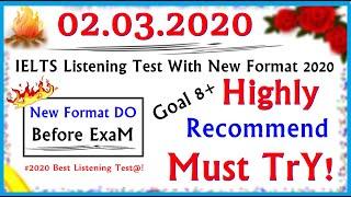 IELTS LISTENING PRACTICE TEST 2020 WITH ANSWERS | 02.03.2020